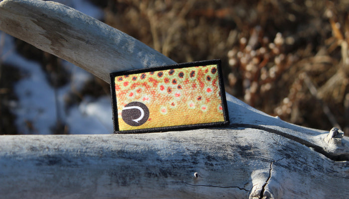 The Original Brown Trout Skin Patch